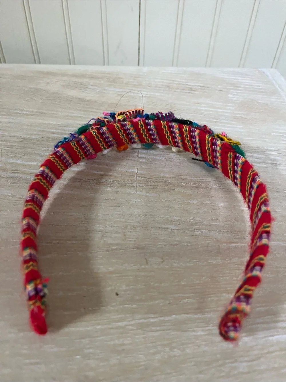 Handcrafted Multicolor Kids Headband with Miniature Dolls